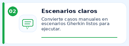 Ruta del curso - Escenarios claros